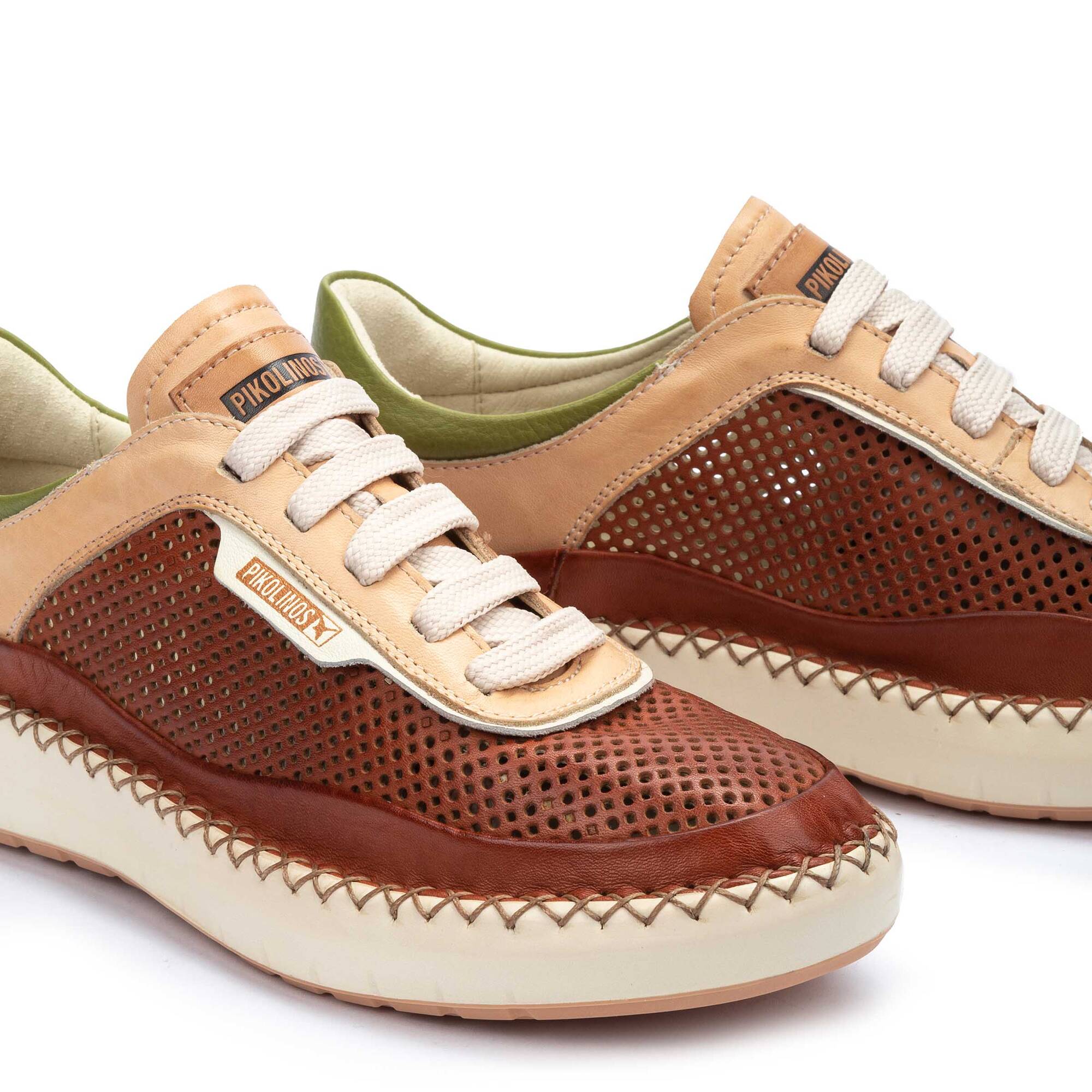 Damskie wielokolorowe trampki - BRICK