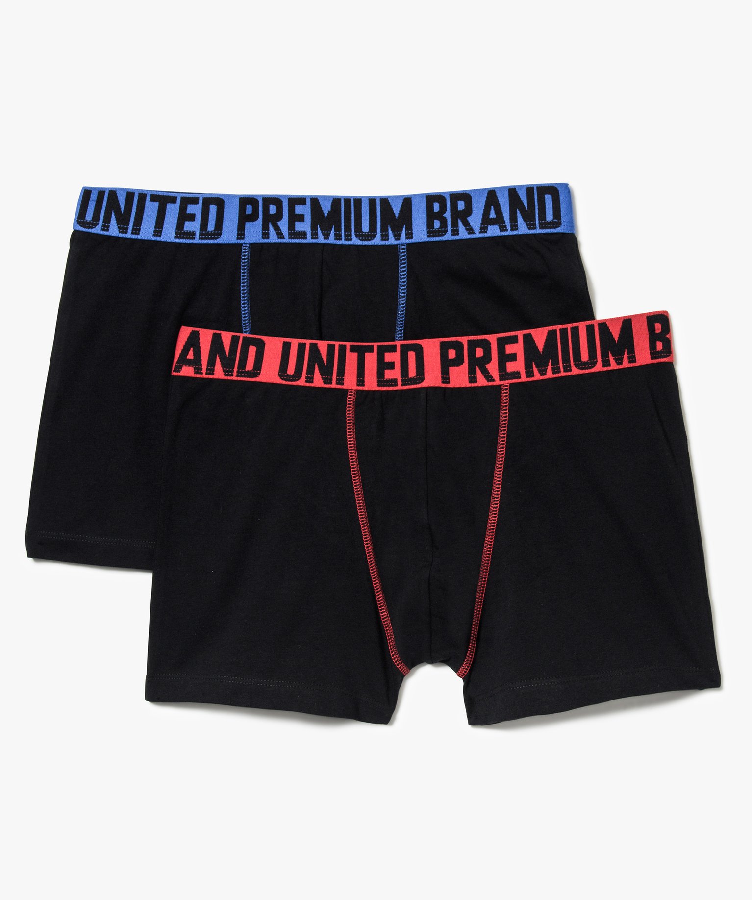 Boxer homme grande taille uni avec ceinture imprimée (lot d... noir | GEMO