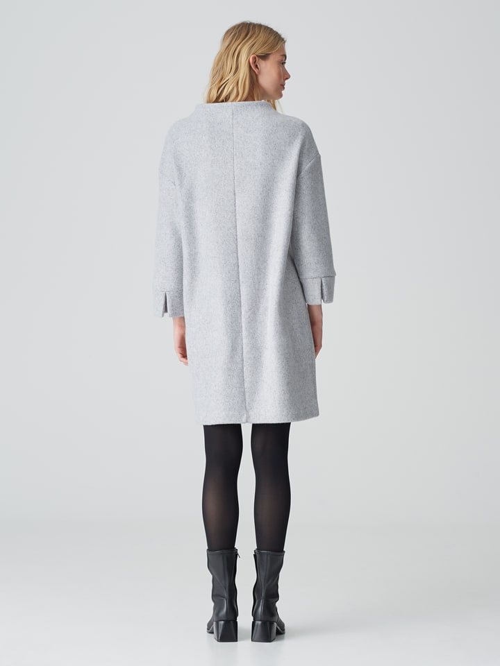 OPUS Strickkleid in Hellgrau günstig kaufen