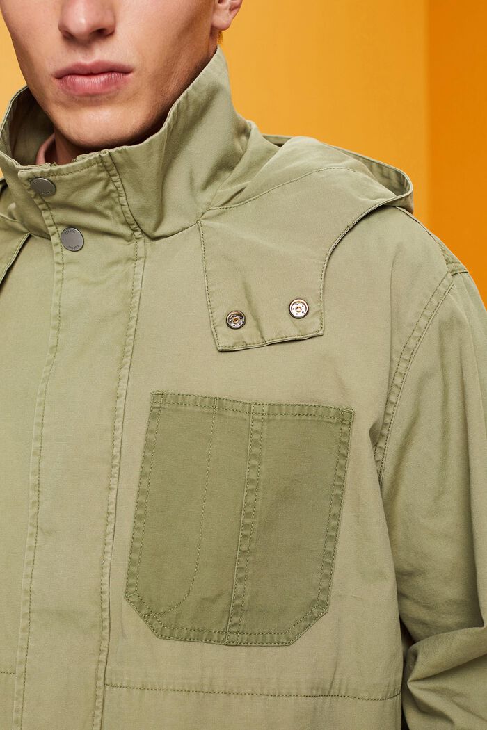 Parkajacke für die Übergangszeit, 100 % Baumwolle