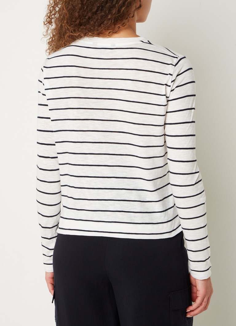 Camisa de manga comprida Whistles com estampa listrada