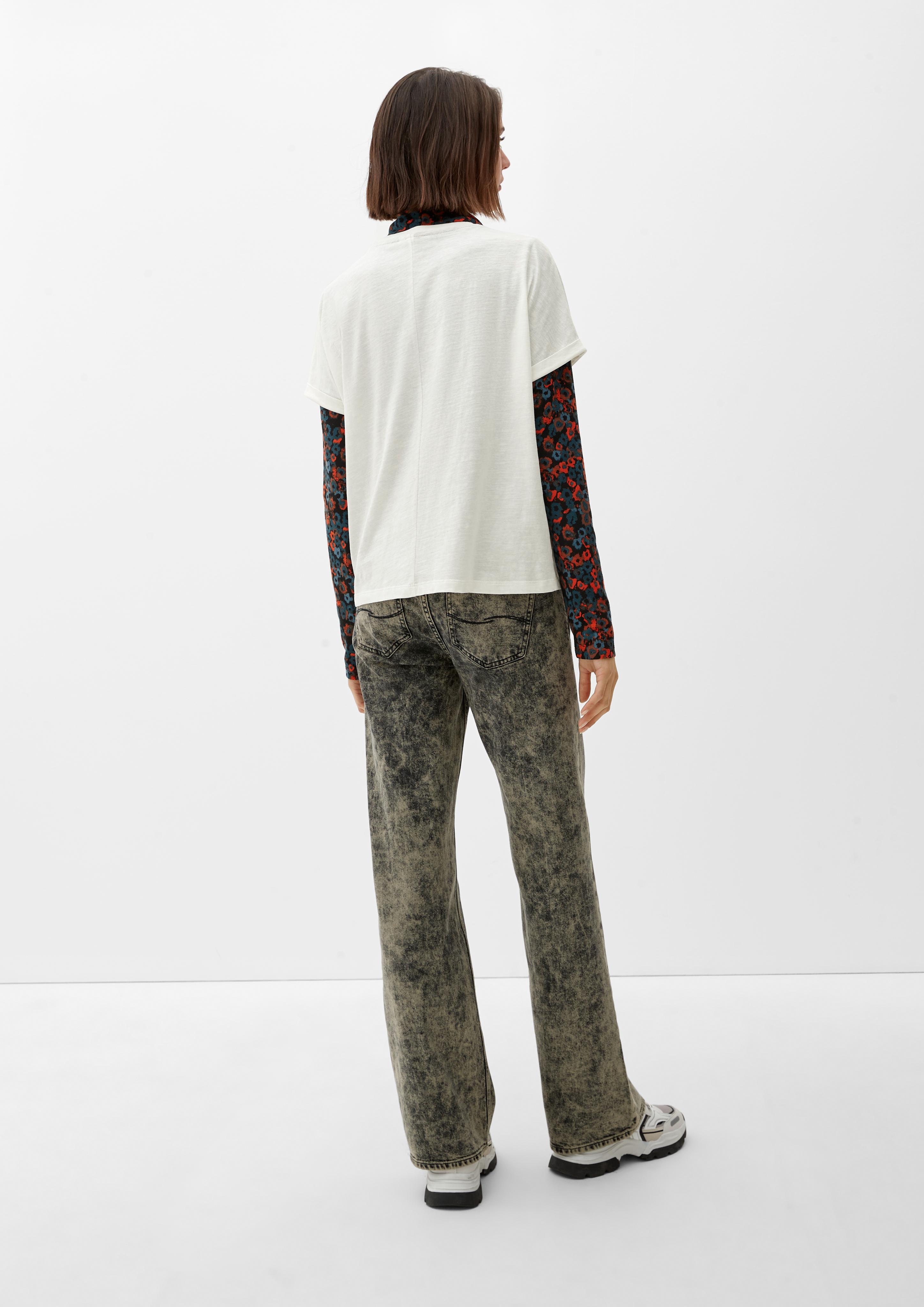T-Shirt mit Frontprint  2120122-02D0