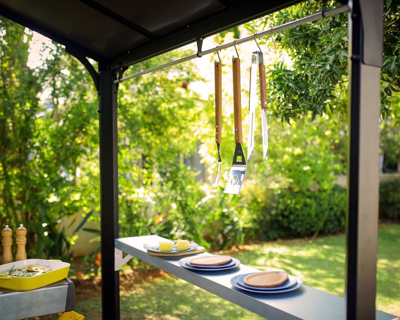 Canopia by Palram Austin Grillpavillon, schwarz