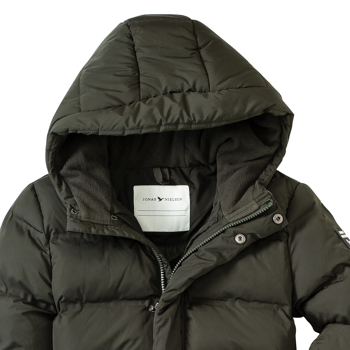 Jungen Puffer-Mantel mit Kapuze