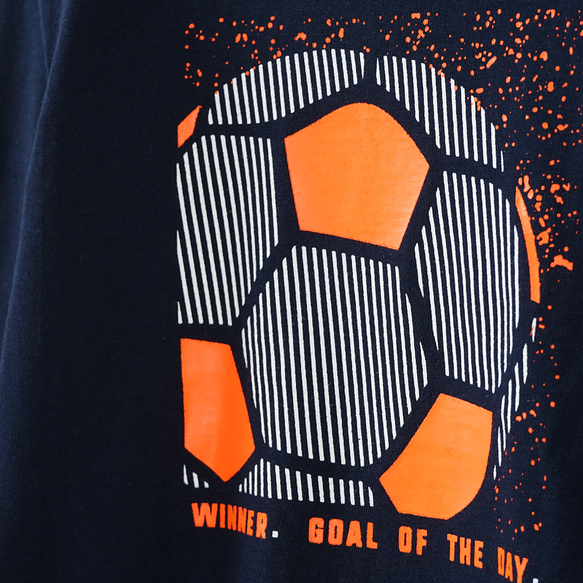 Jungen Schlafanzug mit Fußball-Print