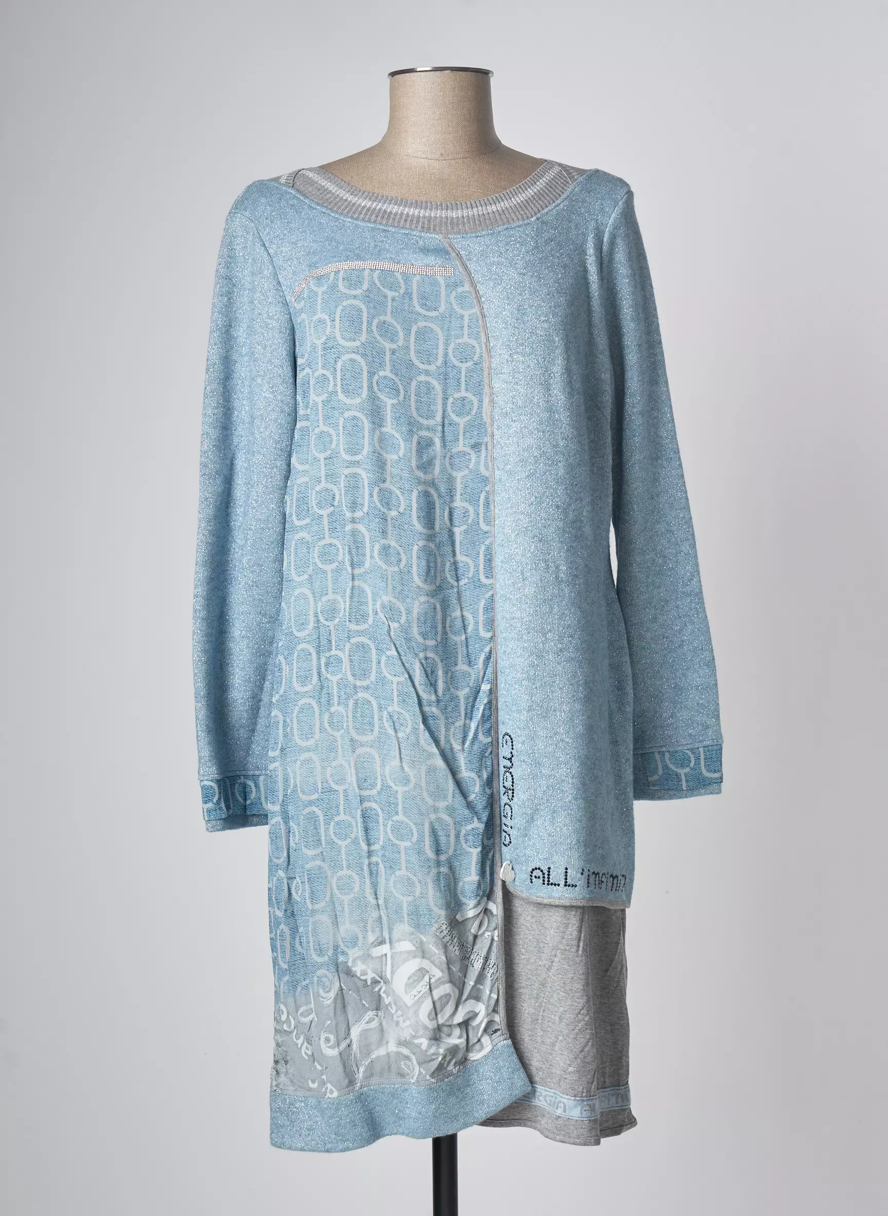 Elisa Cavaletti Robes Pulls Femme couleur bleu