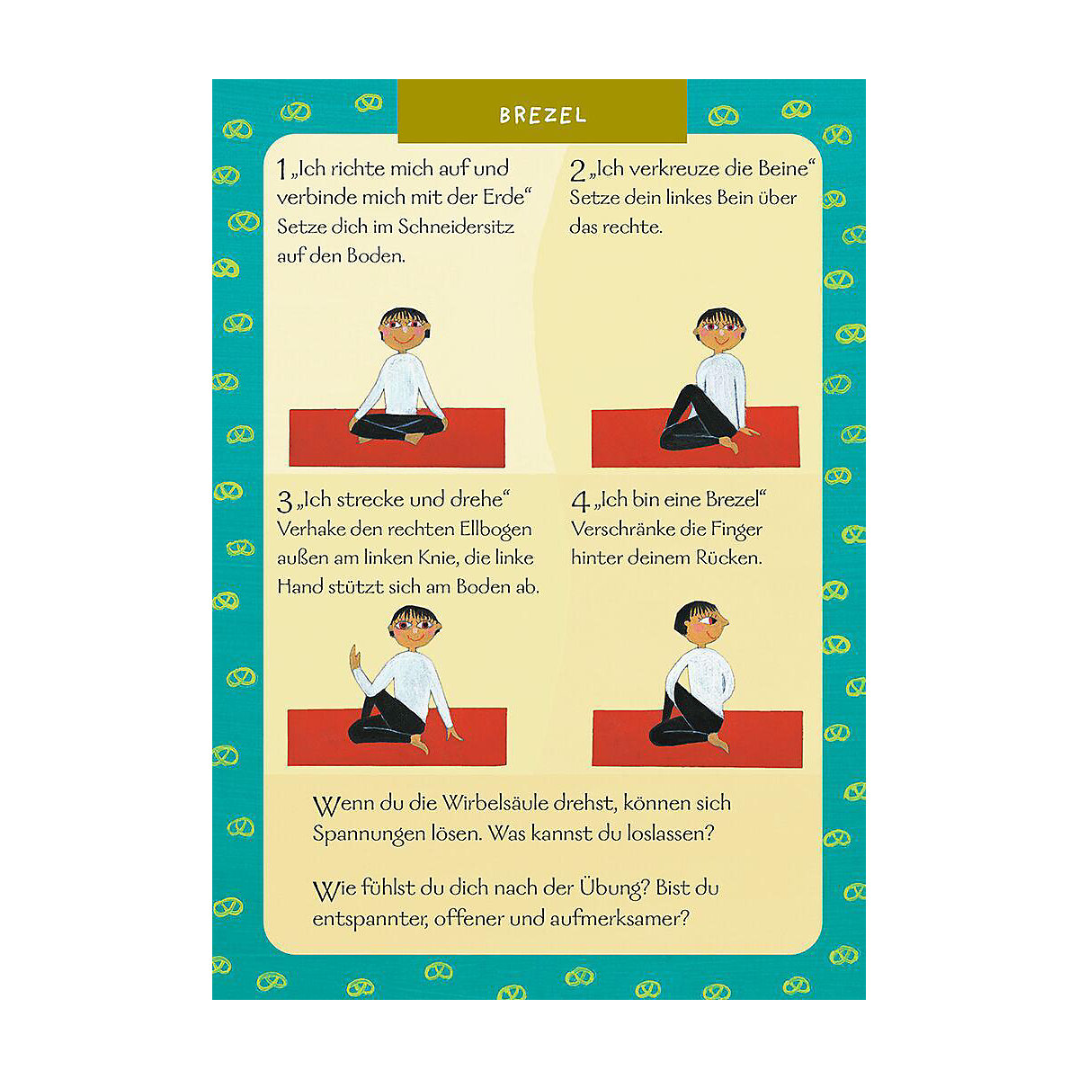 Yoga für Kinder, 50 Karten