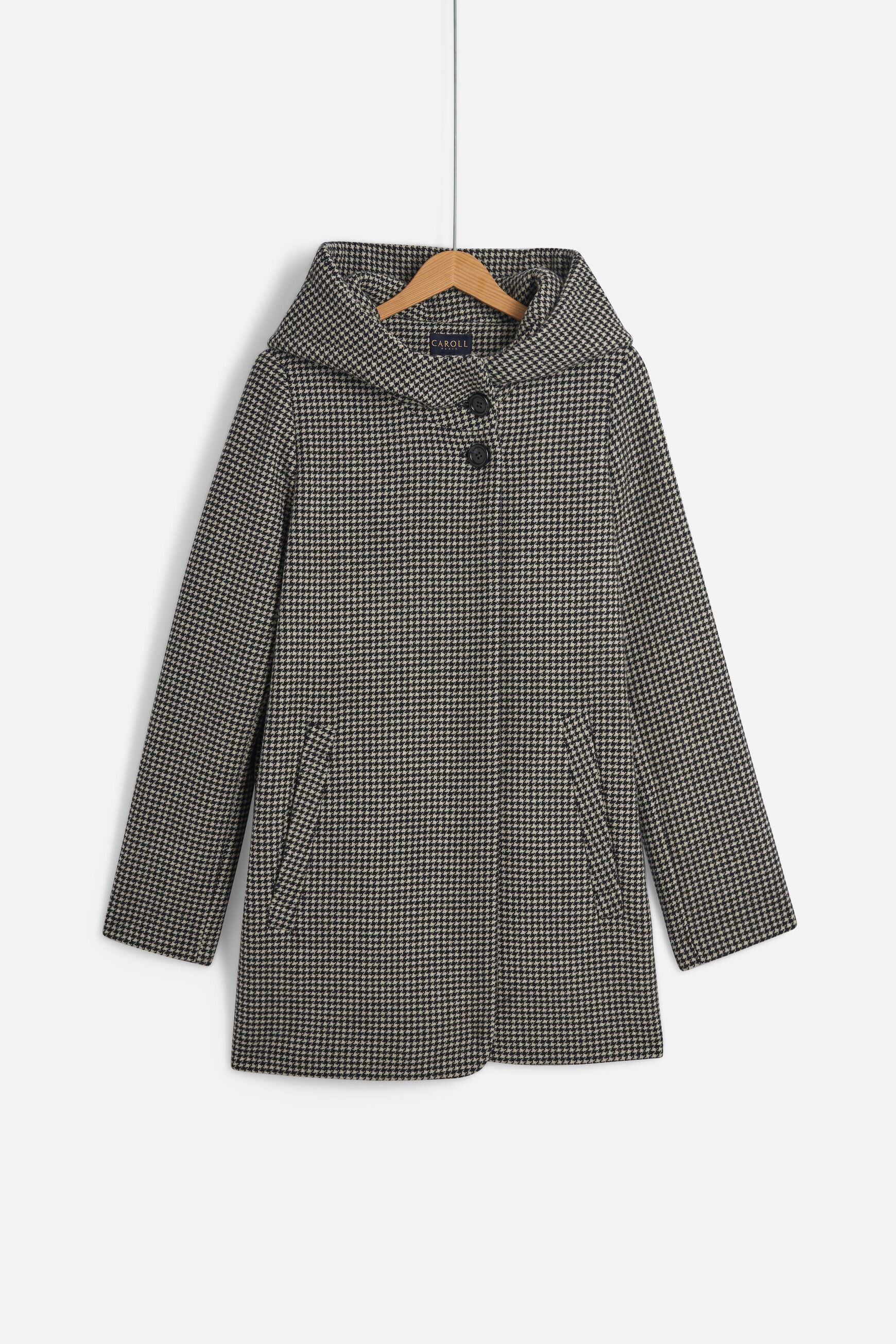 manteau verise noir femme