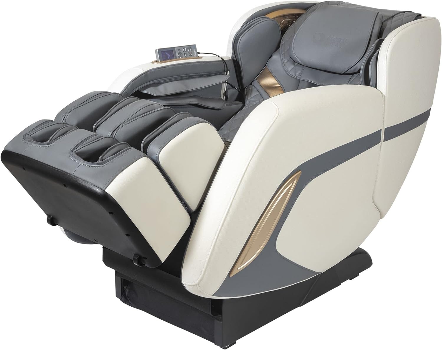 GLOBAL RELAX | KENSHO® Plus | Sillón Masaje Azul Grisaceo | 7 Programas | Presoterapia de Aire, Reflexoterapia de Pies, Termoterapia Espalda, Gravedad y Espacio Cero| Sonido Envolvente 3D | Bluetooth