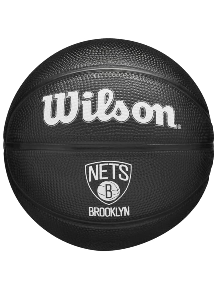 Wilson Wilson Team Tribute Brooklyn Nets Mini Ball in Schwarz günstig kaufen 3