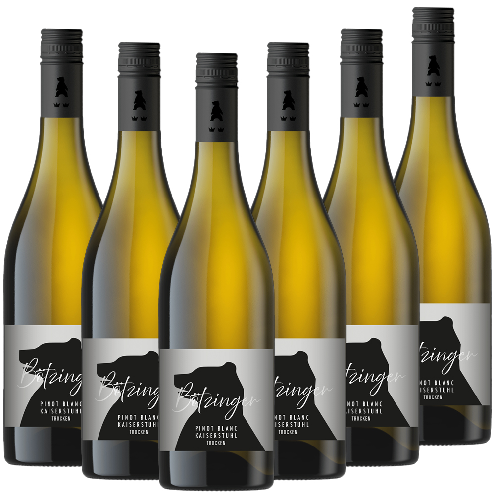 Winzergenossenschaft Bötzingen Der Bötzinger - Pinot Blanc Qualitätswein trocken - 6er Karton