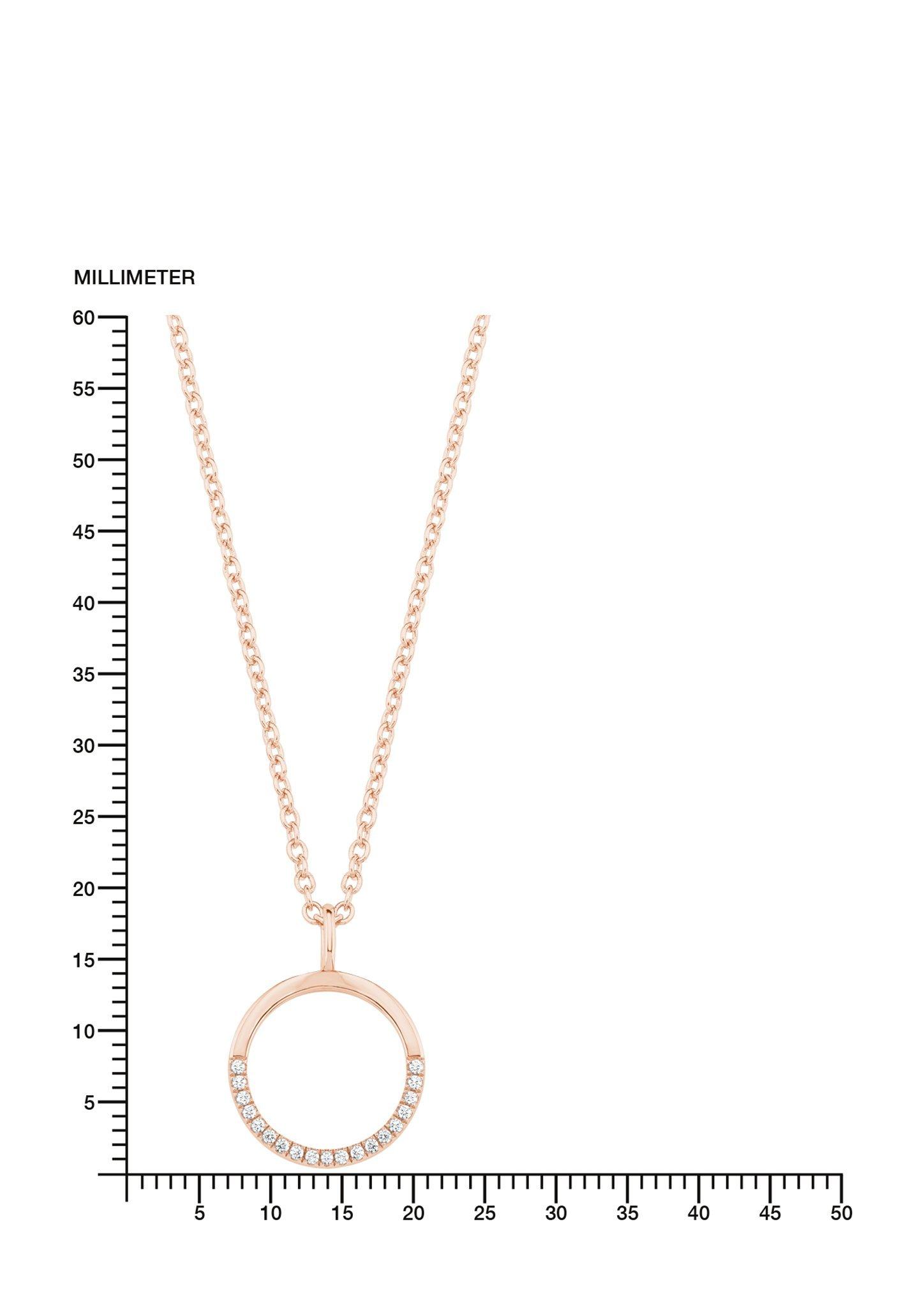 Silber-Halsschmuck mit Zirkonia  272.908.6411.4234-05E0