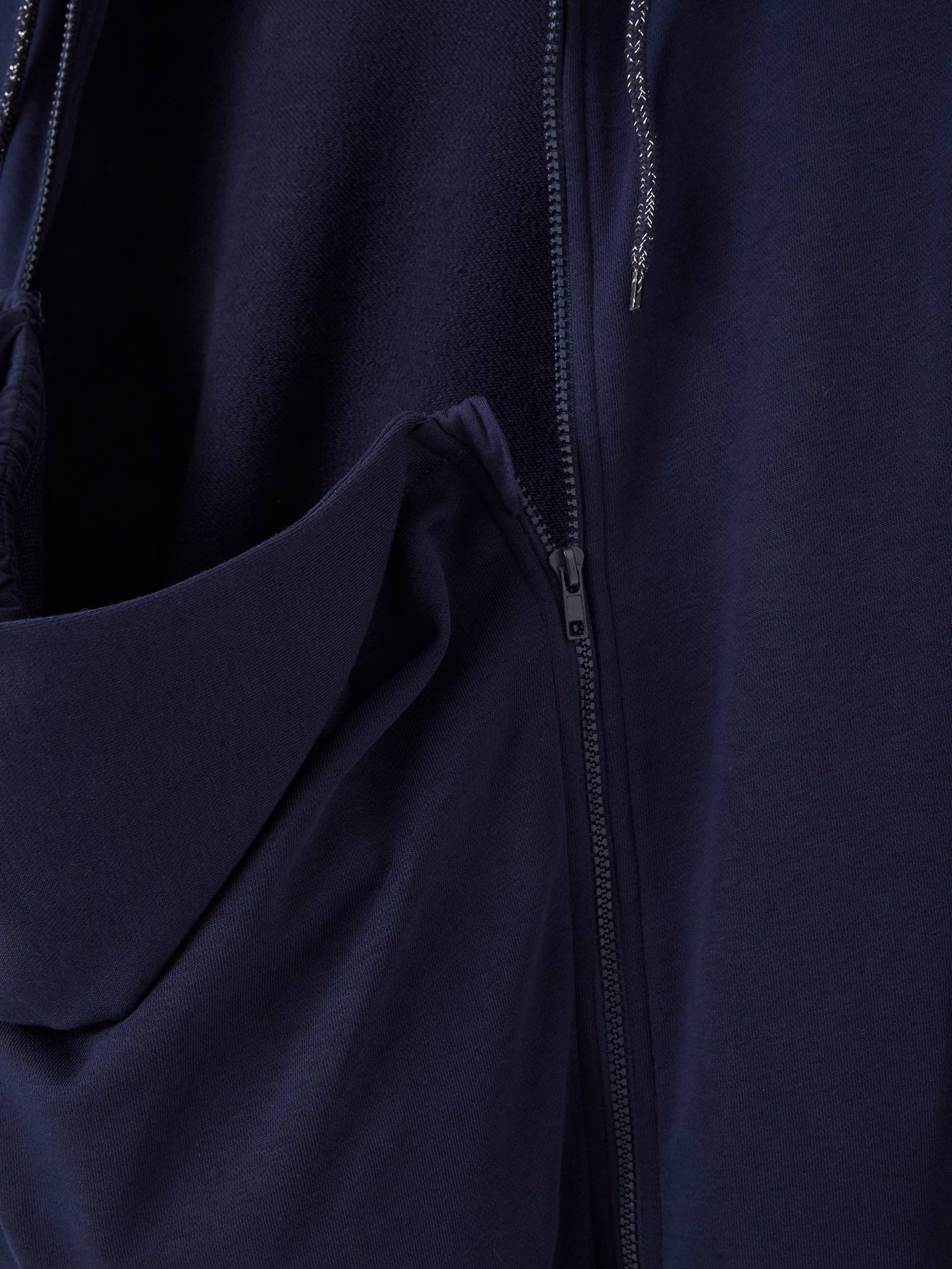 Vertbaudet 3-in-1-Kapuzensweatjacke, Tragejacke für Schwangerschaft & Stillzeit Oeko-Tex - nachtblau