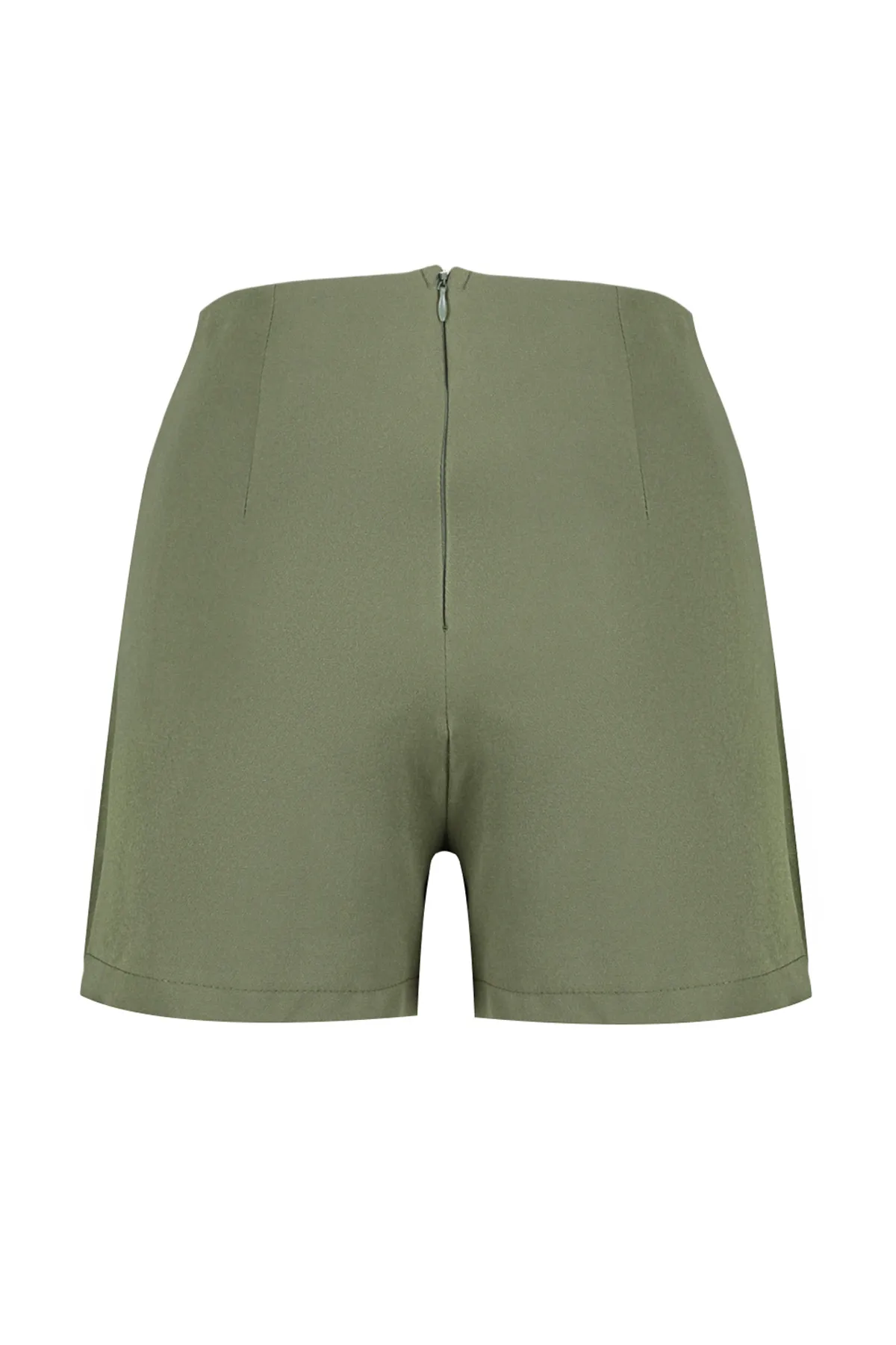 Trendyol Collection  Shorts - Khaki - Hoher Bund