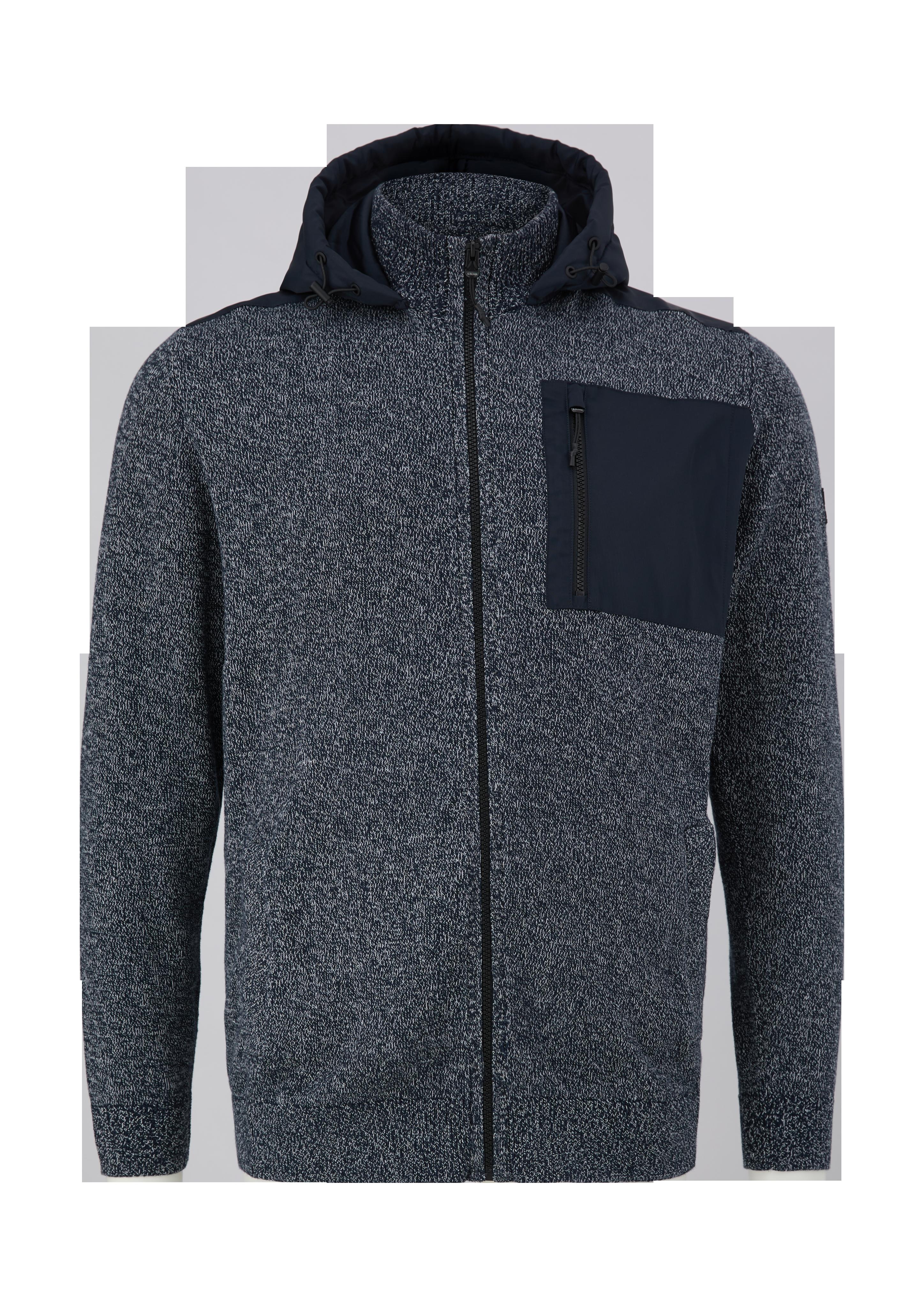 Kapuzenjacke im Fabricmix  2146850-59X0
