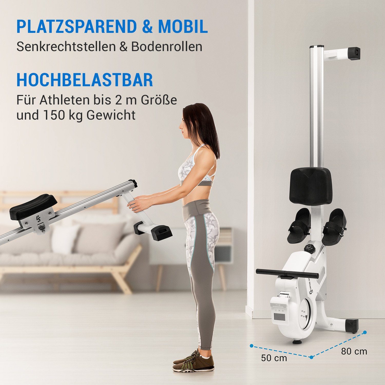 Capital Sports Rudermaschine CSP5-StreamM1Silver