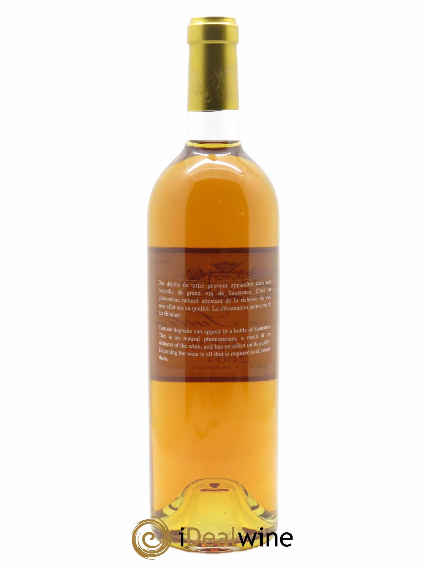 Château Suduiraut 1er Grand Cru Classé  2004 - Lot de 1 Bouteille