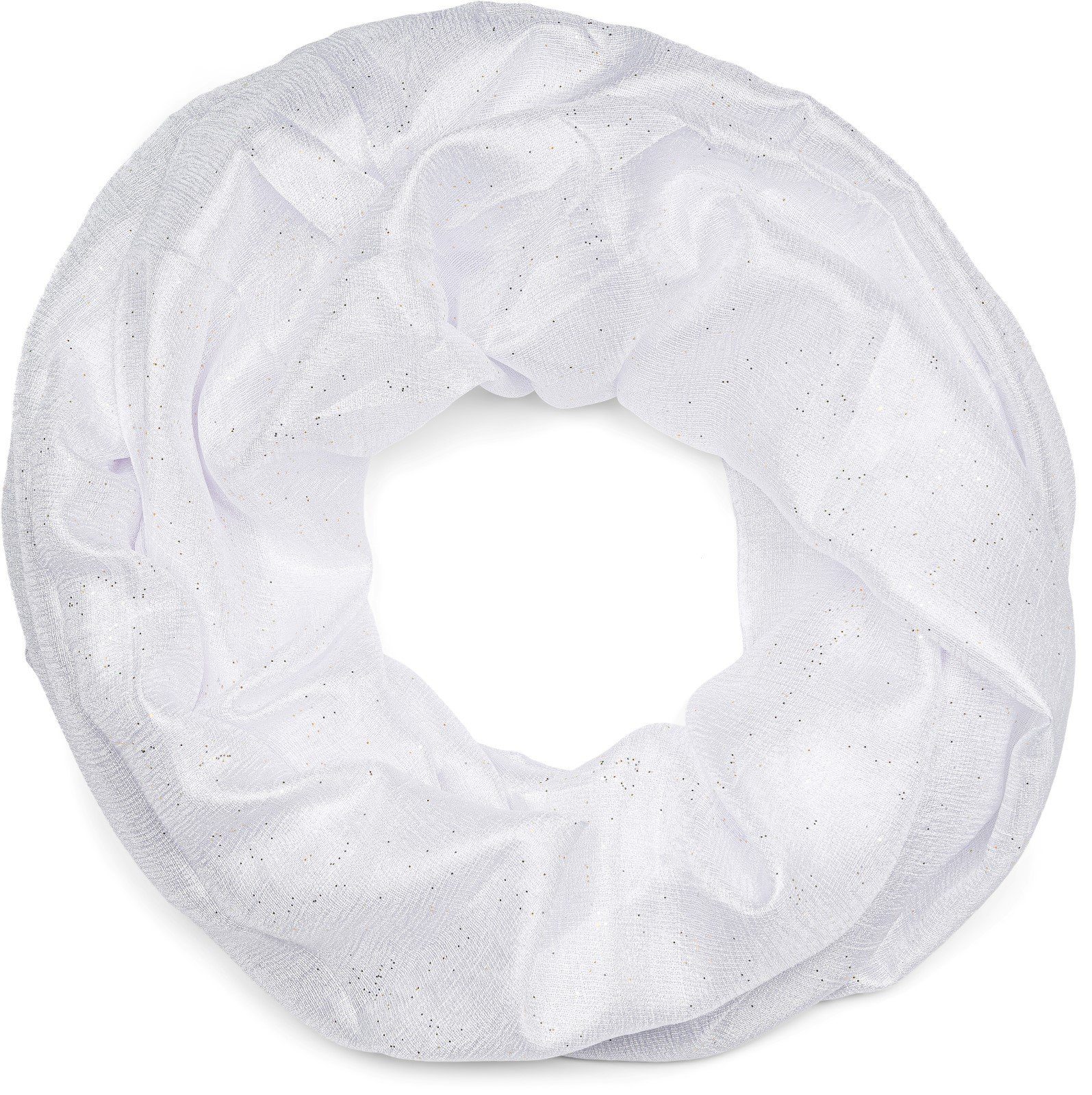 styleBREAKER Loop, (1-St), Seidiger Einfarbiger Loop Glitzer