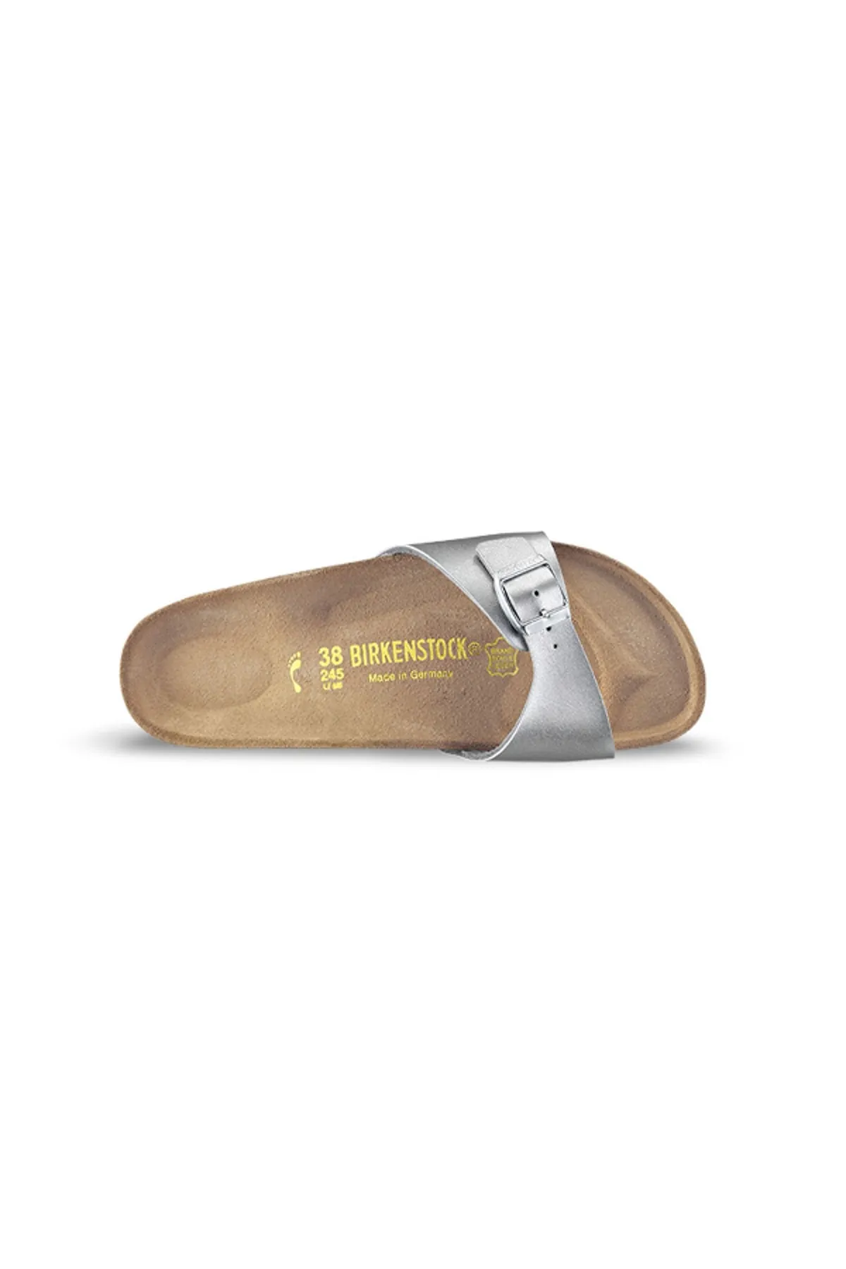 Birkenstock  Pantolette - Grau - Flacher Absatz