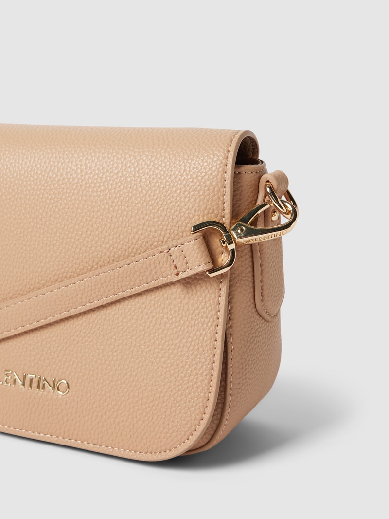Handtasche mit Label-Detail Modell 'BRIXTON' in beige