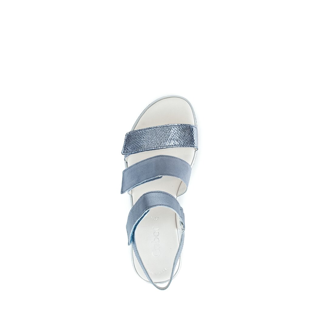 Gabor fashion Plateau Sandale blau