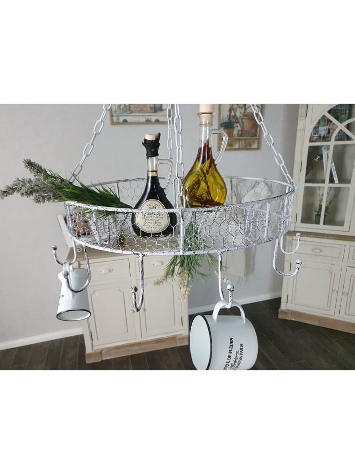 Ambiente Haus Landhaus Topfhänger in Weiß günstig kaufen onesize
