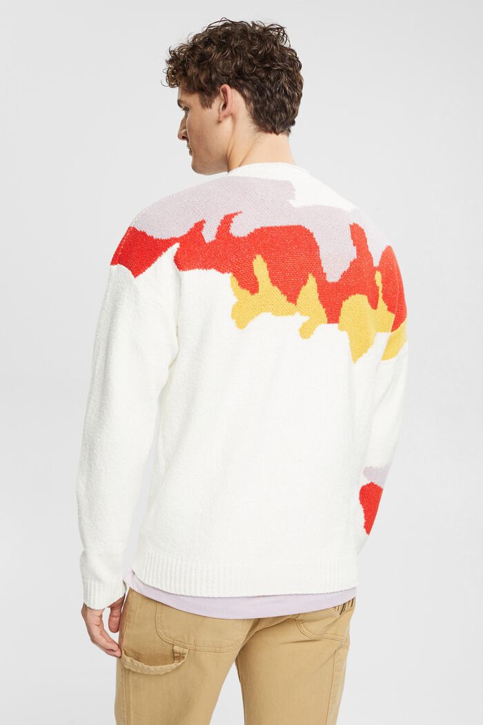 Mehrfarbiger Strickpullover