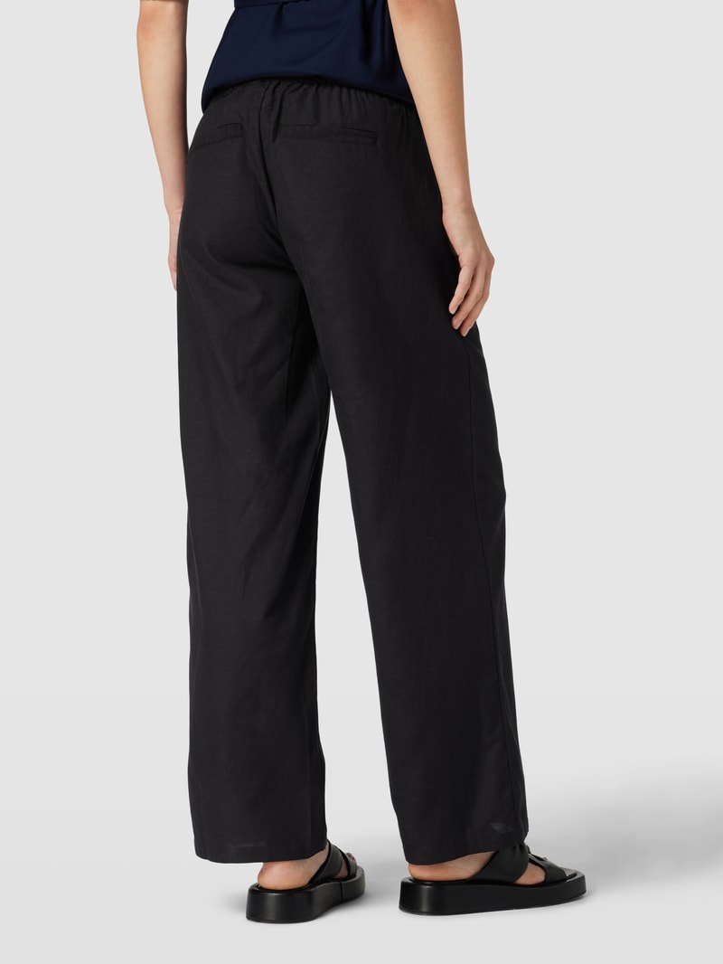 Umstands-Hose mit Rüschen Modell 'PETRA' in schwarz