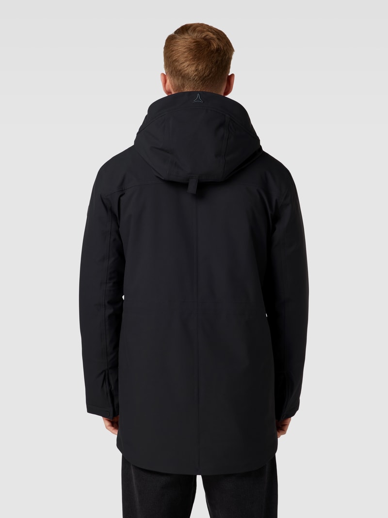 Parka mit Pattentaschen Modell 'ROTTERDAM' in schwarz