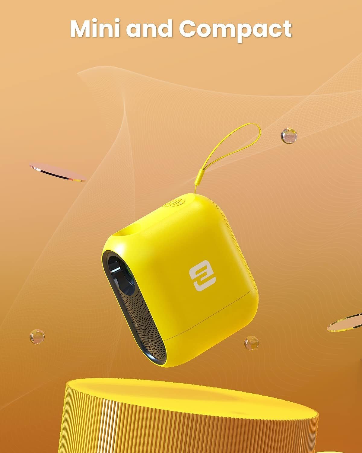 ETOE Beamer (3000:1, 1080p px, kompatibel mit Laptop, iOS, Android und TV-Stick für Weihnachten)
