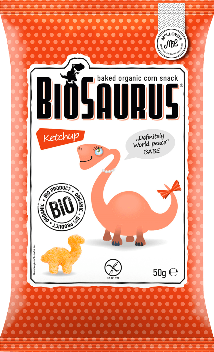 Kindersnack  gebackener Bio-Mais Ketchup, 50 g
