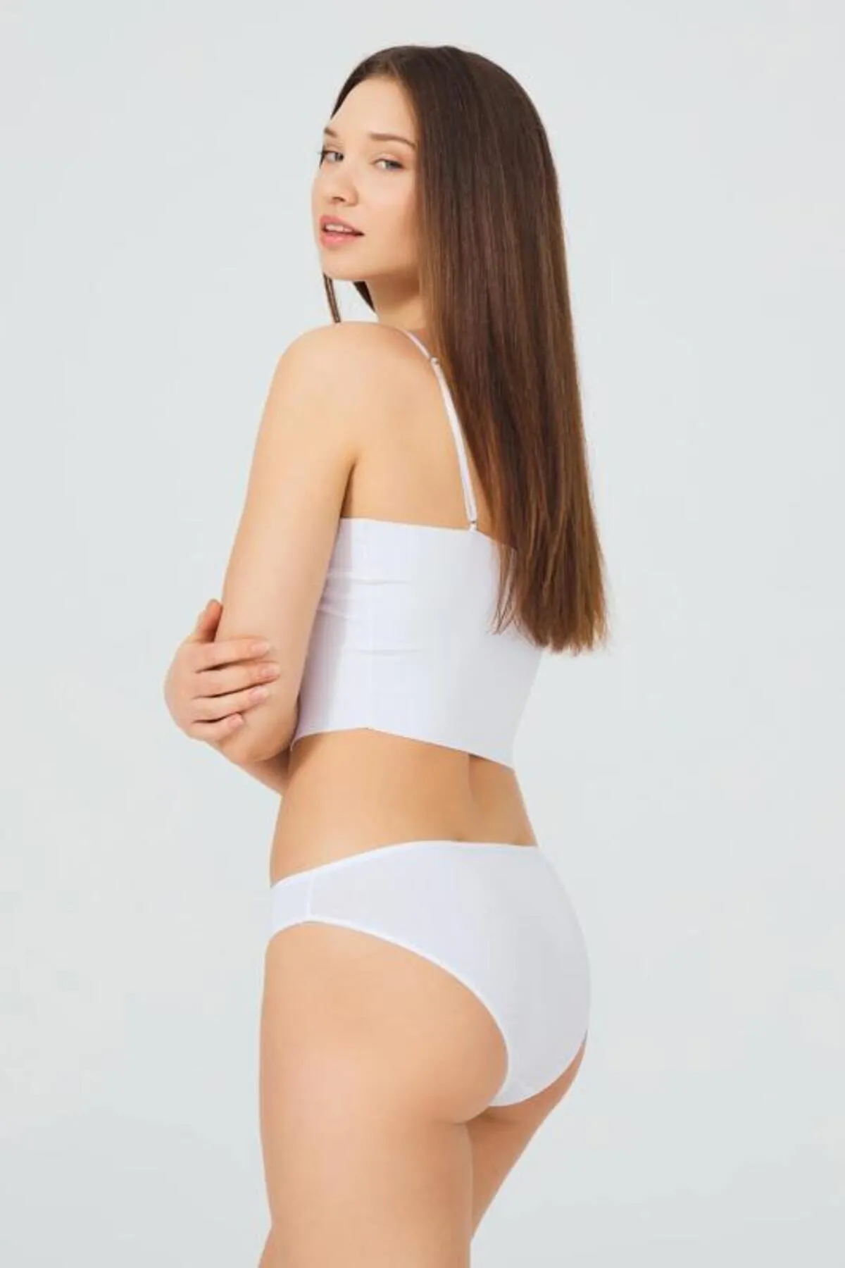 Cottonhill  Basic Cotton Damen-Bikini-Höschen im 5er-Pack