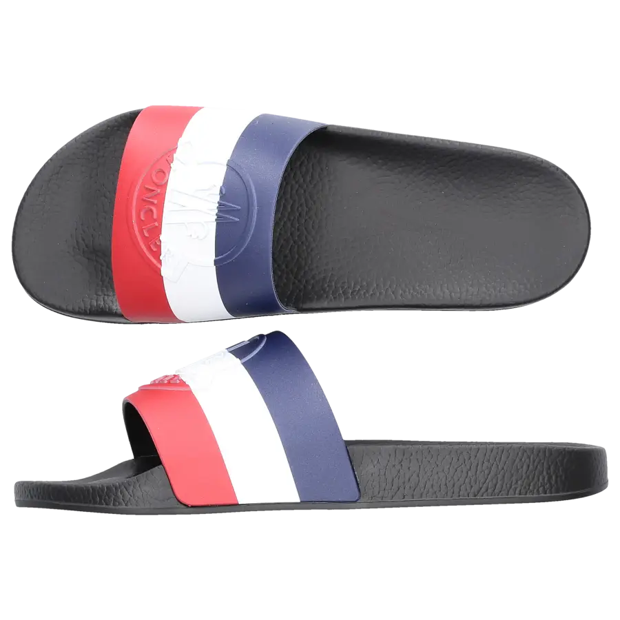 Moncler - Badeschuhe BASILE Kautschuk - schwarz