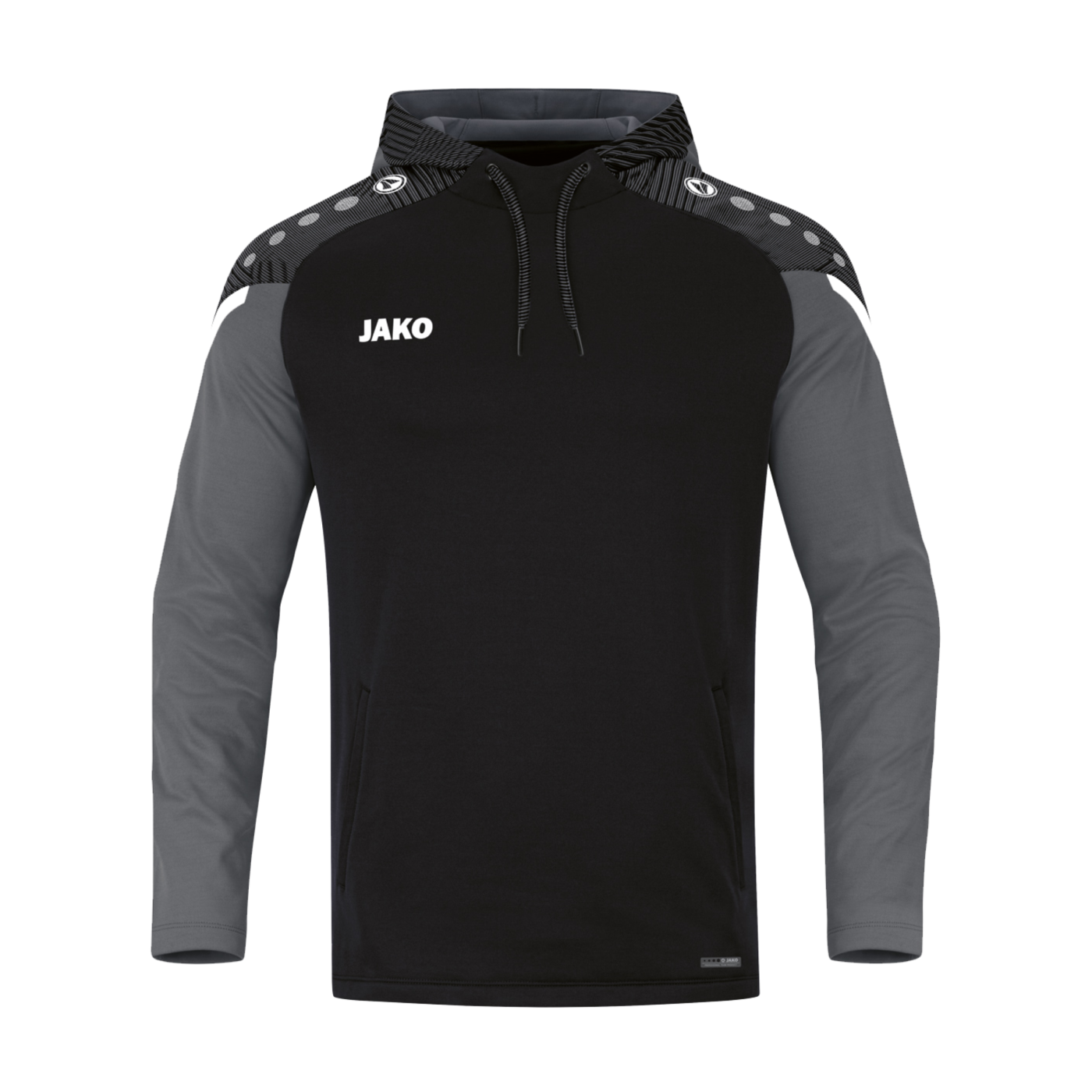 JAKO Performance Hoody Kids Schwarz Grau F804