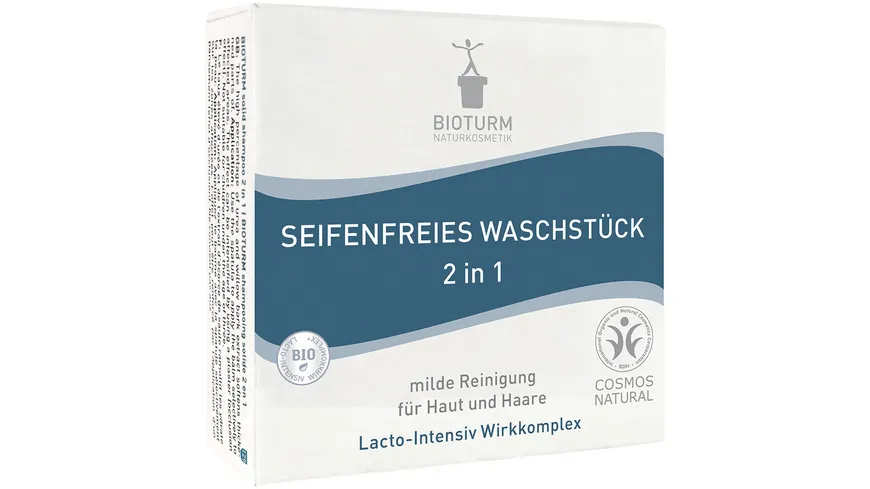 BIOTURM Seifenfreies Waschstück 2 in 1 Nr.131 100 g