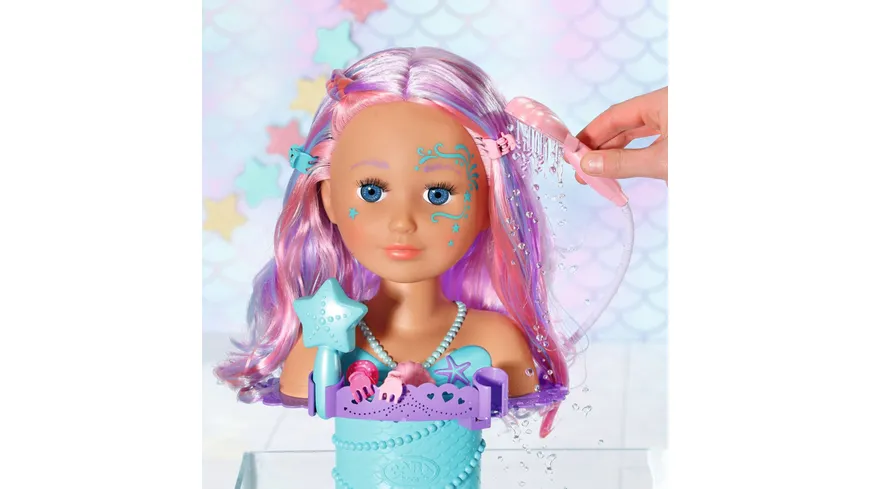 Zapf Creation - BABY born Sister Styling Head Meerjungfrau