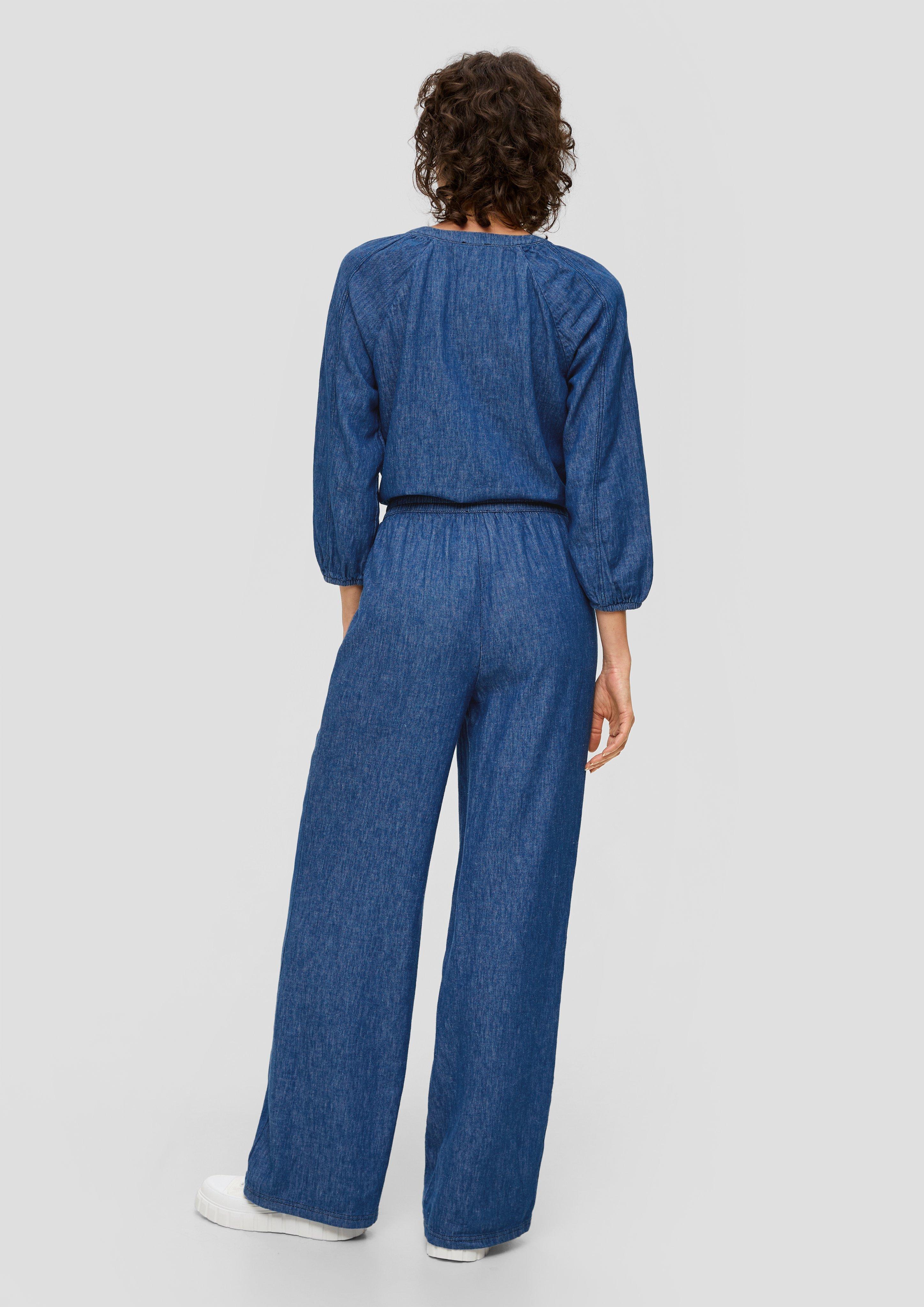 Relaxed: Twillhose mit Wide leg  2142310-58Y6