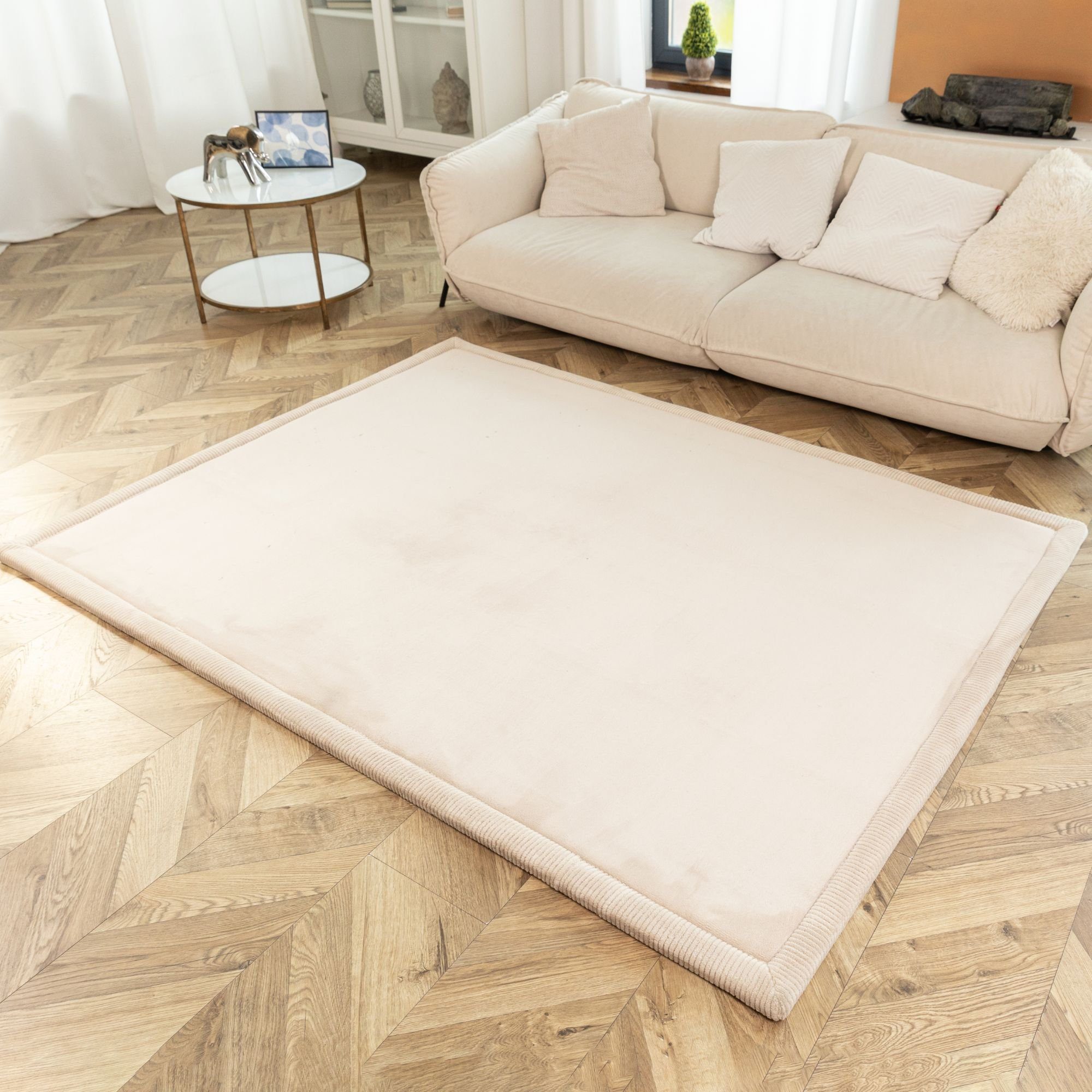 Kinderteppich Spielmatte für Baby 2x1,5m, Krabbeldecke für Baby mit Memory-Schaum, Hakuna Matte