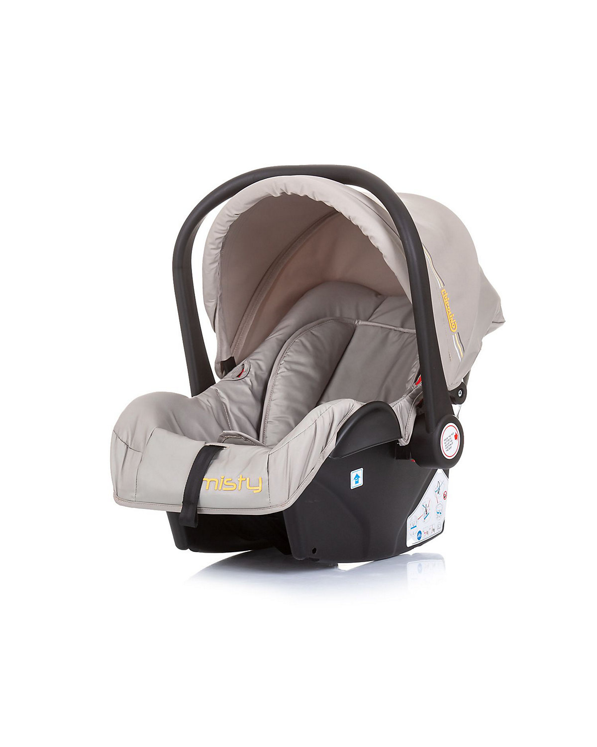 Babyschale Misty Gruppe 0+ (0-13 kg) Kissen, 3-Punkt-Gurt, Sonnendach Kindersitze