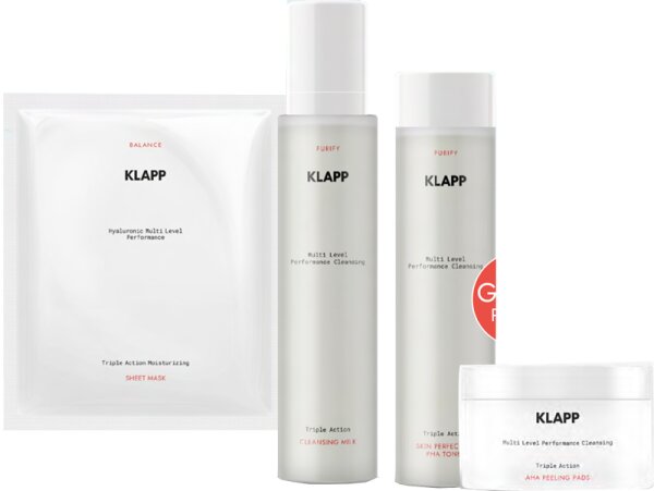 KLAPP Skin Care Science Triple Action Journey Hydration Skin care Set Gesichtspflegeset