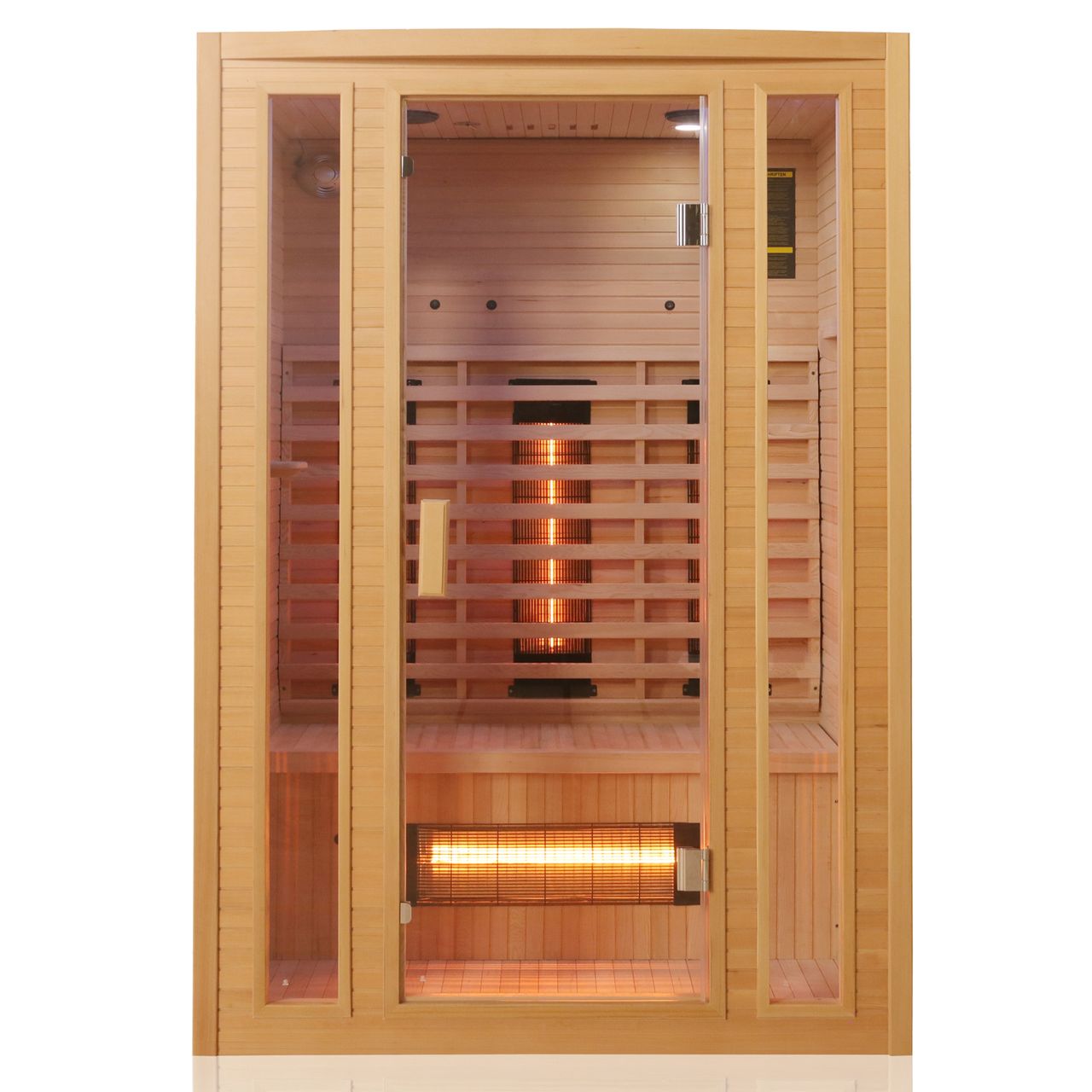 TroniTechnik Tronitechnik® Infrarotkabine Infrarotsauna MANILA 130cm x 100cm inkl. 6 Vollspektrumstrahler