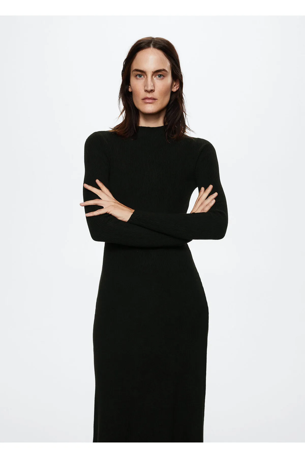 MANGO  Schwarzes Damenkleid 37045931