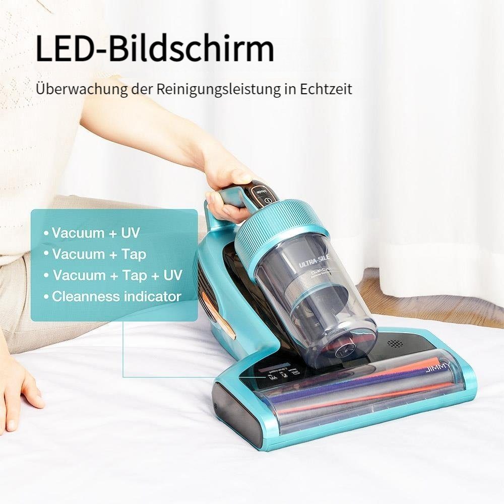 Jimmy Matratzenreinigungsgerät BX7 Pro Milbenstaubsauger, 700,00 W, beutellos, UV-C Licht, Hausstaubmilbensensor, Bettwanzenbekämpfung