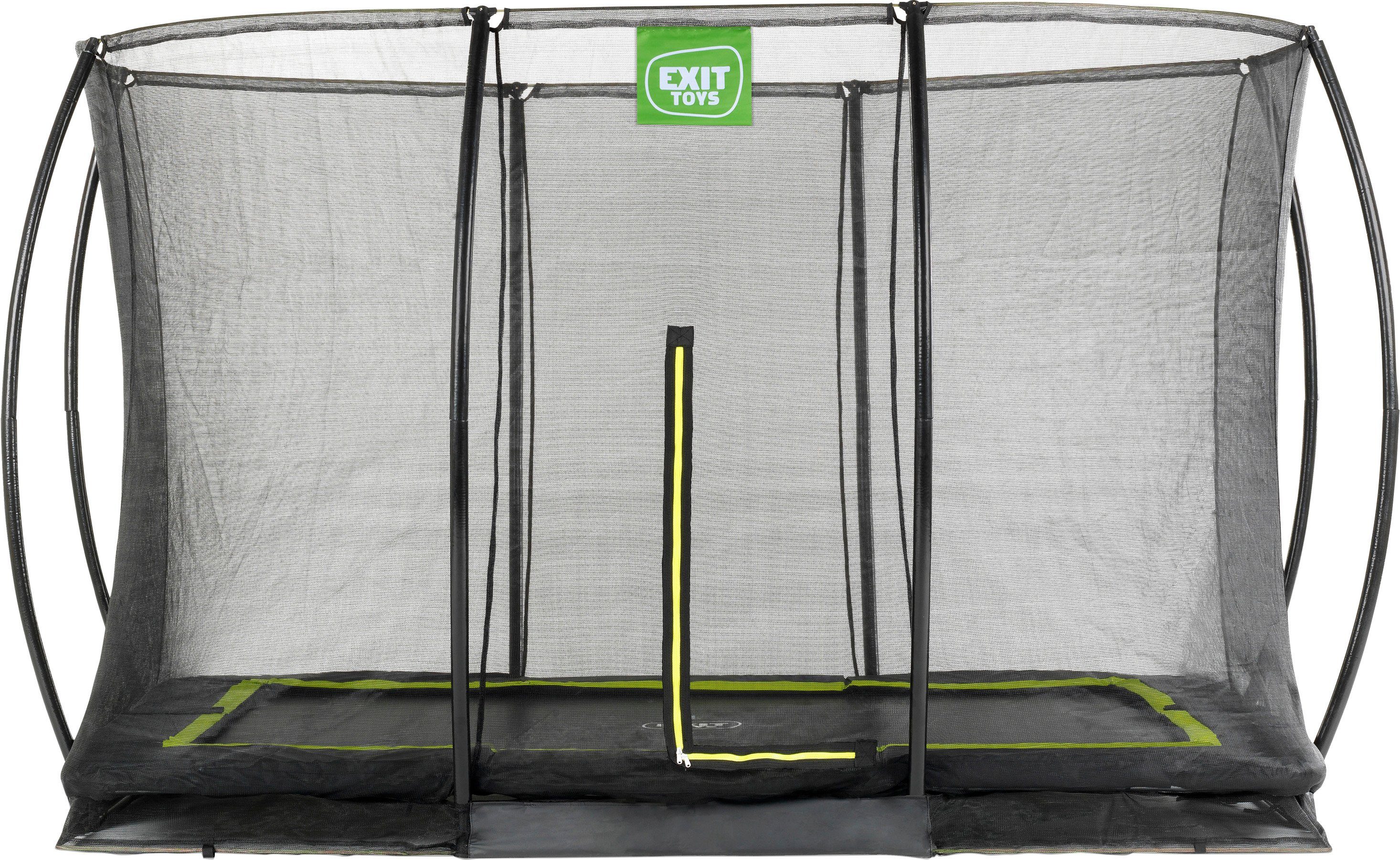 EXIT Gartentrampolin Silhouette Ground, BxT: 214x305 cm, mit Sicherheitsnetz