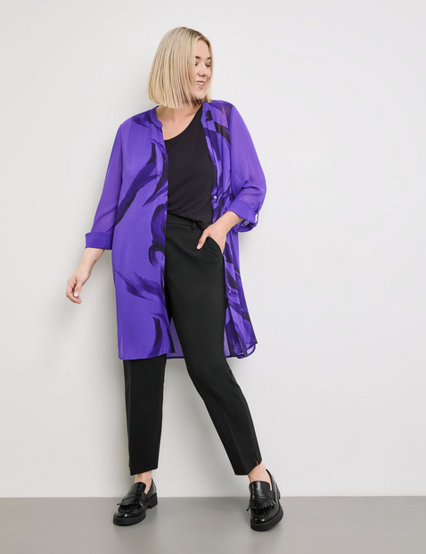 Semitransparente Longbluse