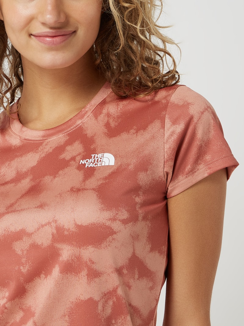 T-Shirt mit Logo Modell 'Reaxion' in rosa