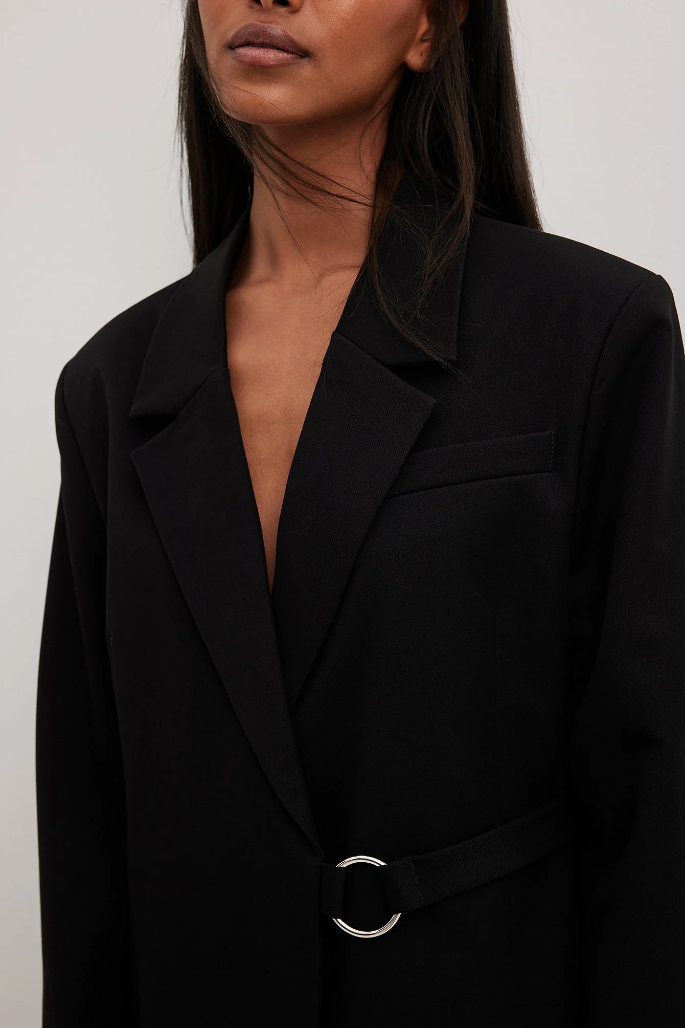 Blazer mit Ringdetail