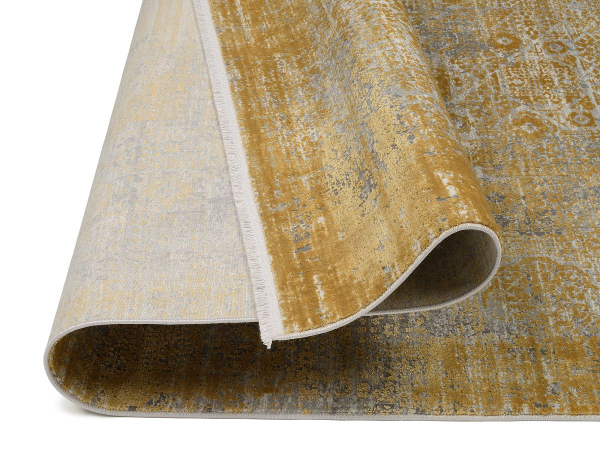 Webteppich Isfahan Gold 140 x 200 cm