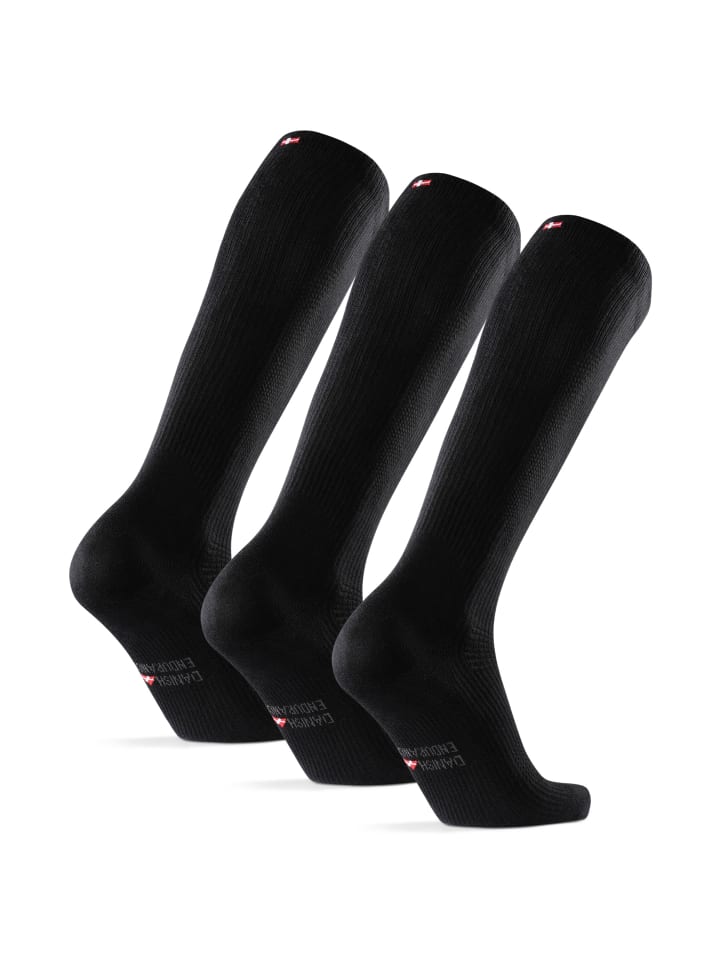 DANISH ENDURANCE Sportsocken Organic Compression in schwarz günstig kaufen