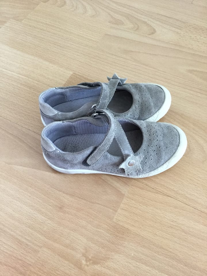 Richter Shoes Leder-Ballerinas in Grau günstig kaufen 27